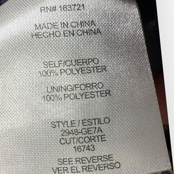 NWOT City Studio Floral Print Mini Dress Blue Small - Picture 11 of 11